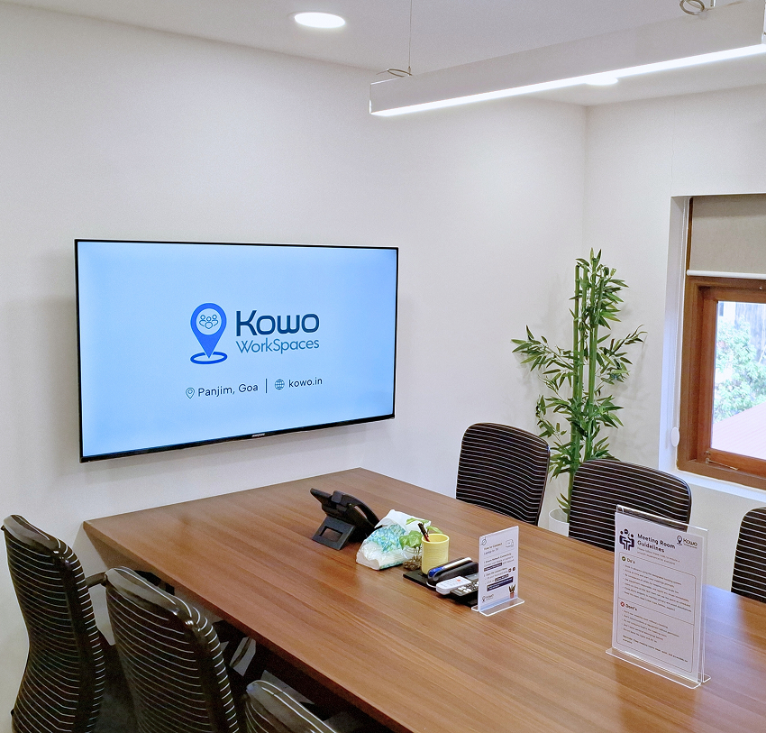 client meeting room panjim featuring whiteboard and conference table