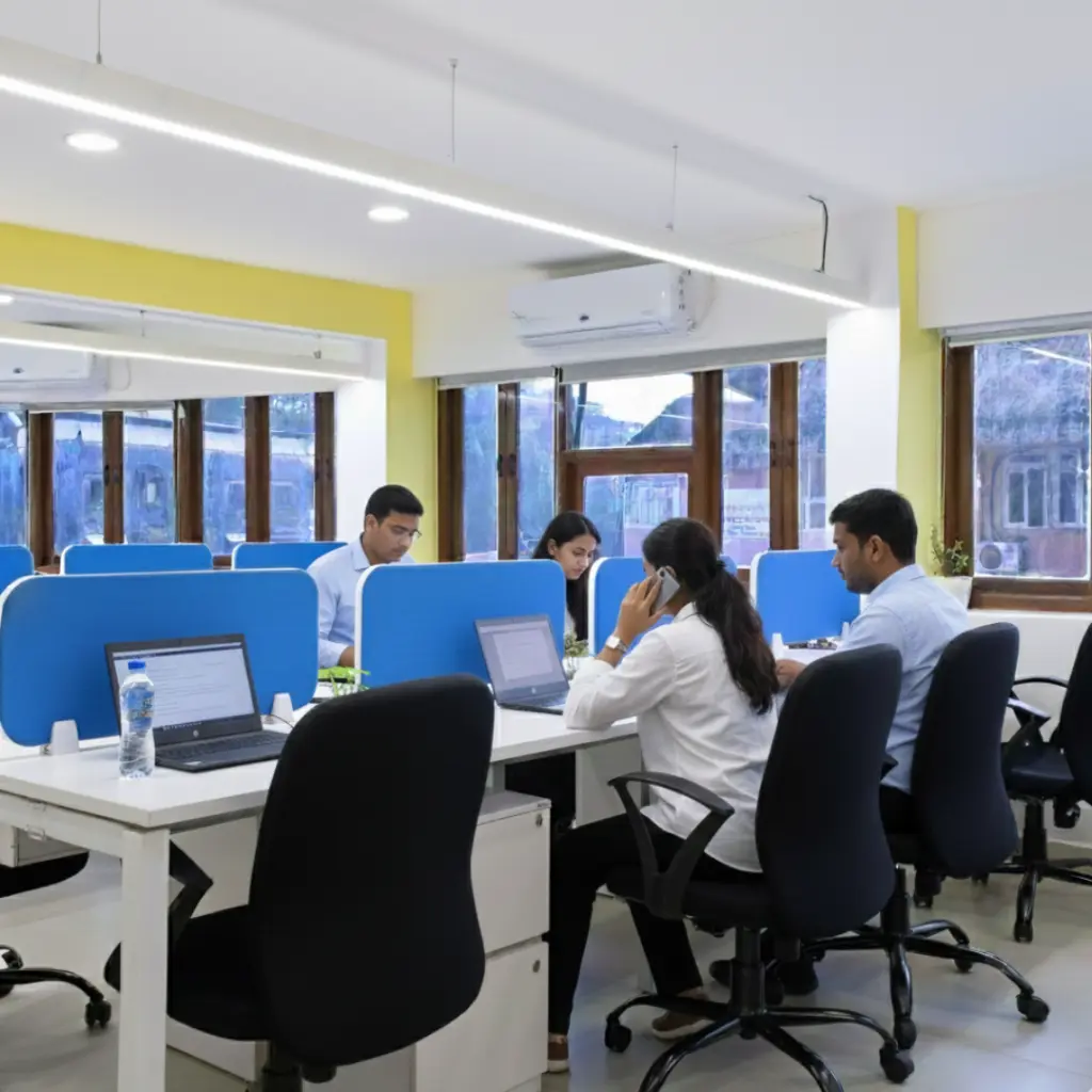 Flexi desk plan at Kowo Workspaces